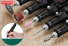 Branchez le Mini Électrique Meulage Stylo Mini Électrique Stylo de Sculpture Dremel Broyeur À Vitesse Variable Graveur Stylo avec Dremel Accessoires