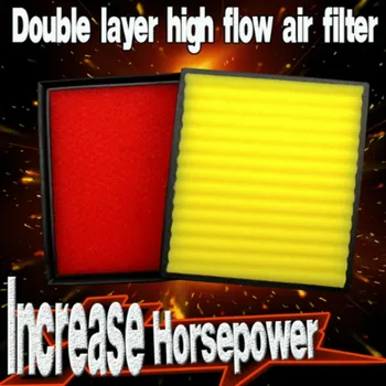 

Car Air Filter Auto High Flow Air Filter Improve Horsepower Double layer Automobile Air Filter for Lexus RX350L 3.5L 2018-2019
