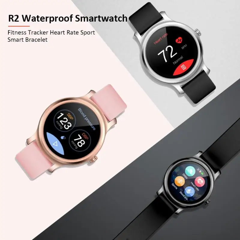 

Multifunction Smart Bracelet R2 Waterproof Smartwatch Fitness Tracker Heart Rate Sport Remote Control Photographing New Arrival