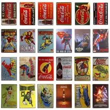 DL-shabby chic Retro ZOMBIE WARNING METAL SIGNS garage wall sticker home decor outdoor poster and prints pub bar wall plaque