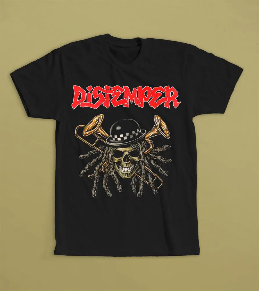 Футболка Distemper S M L XL 2XL в стиле панк-группы СКА | Мужская одежда
