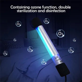 

UV Germicidal Lamp UVC Bulb Sterilizer UV Light Kill Dust Mite Lights Ultraviolet Disinfection Handheld US Plug For Household