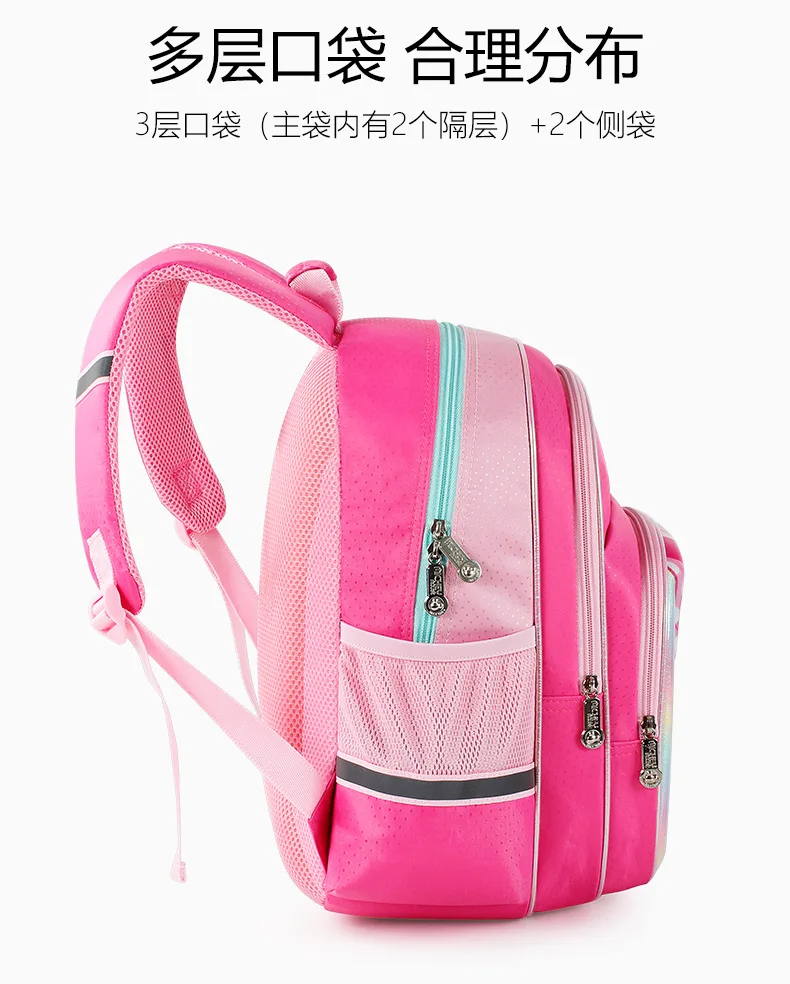 Дизайнерская Детская сумка ортопедический рюкзак с блестками школьные рюкзаки радужного цвета детские школьные рюкзаки для девочек Школьный рюкзак mochila sac