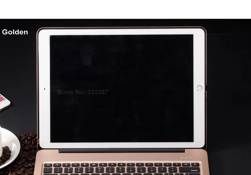 Премиум беспроводная алюминиевая Bluetooth клавиатура для iPad pro 12,", 7 цветов с подсветкой+ 5200 мАч powerbank+ Smart Sleep/Wakeup