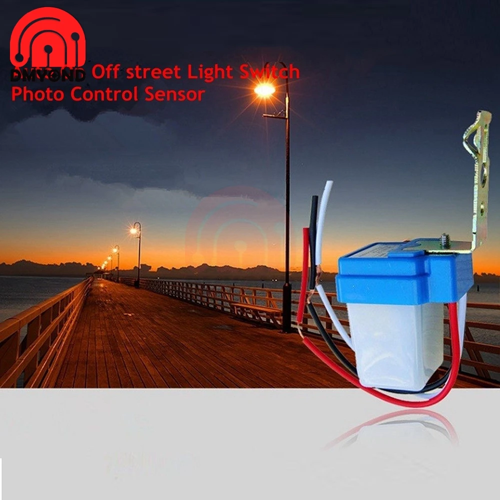 AC220V 10A Auto On//Off Photo-electric Street Road Lighting Control Sensor Switch