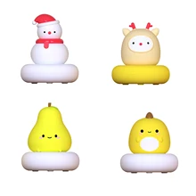 

Led Silicone Patting Night Lamp USB Cartoon Cute Child Night Light For Home Led Bedside Table Lamp Living Room Creative Gift