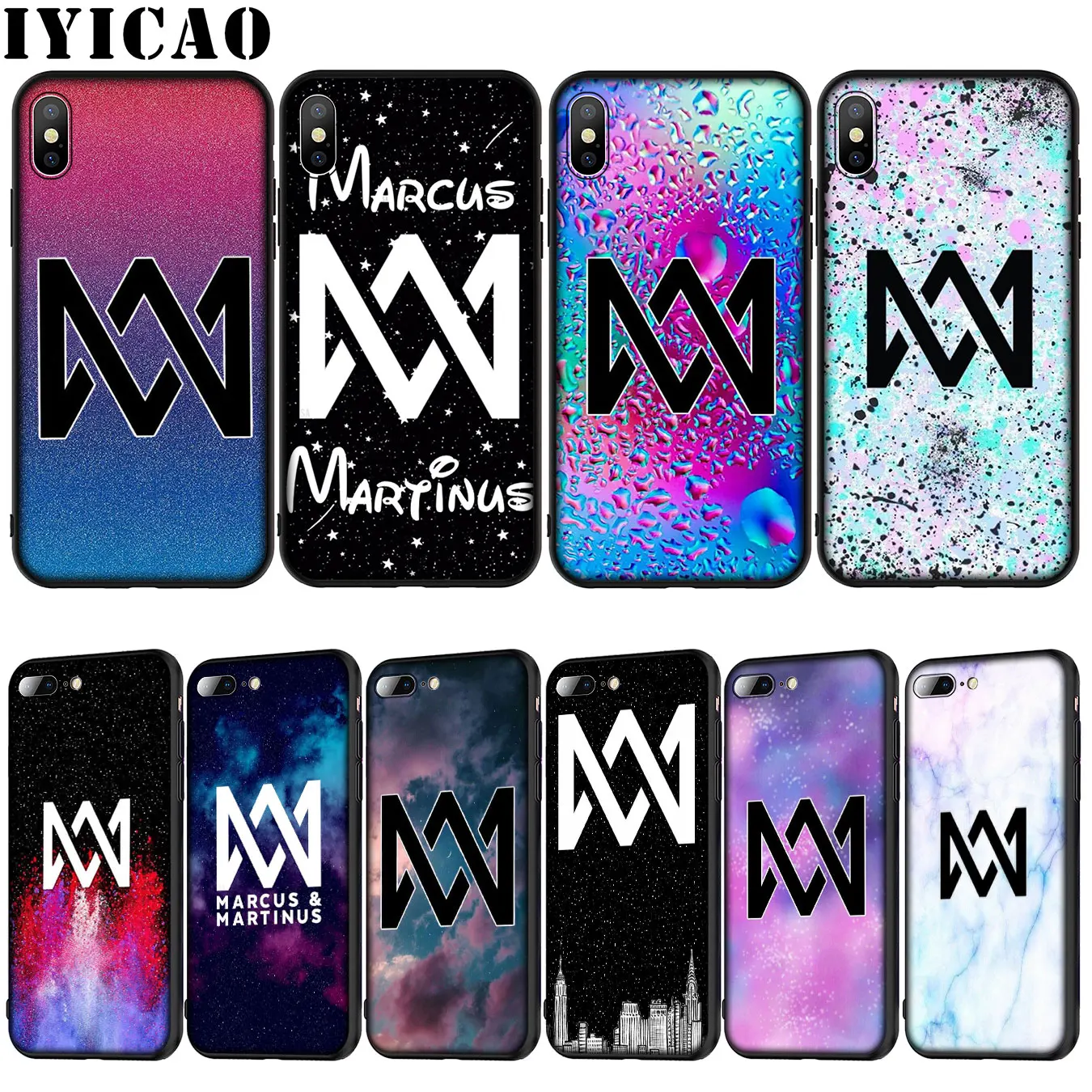 IYICAO Марк Мартинус логотип мягкий силиконовый чехол для iPhone 12 мини XR X XS 11 Pro Max 10 6 6S 7