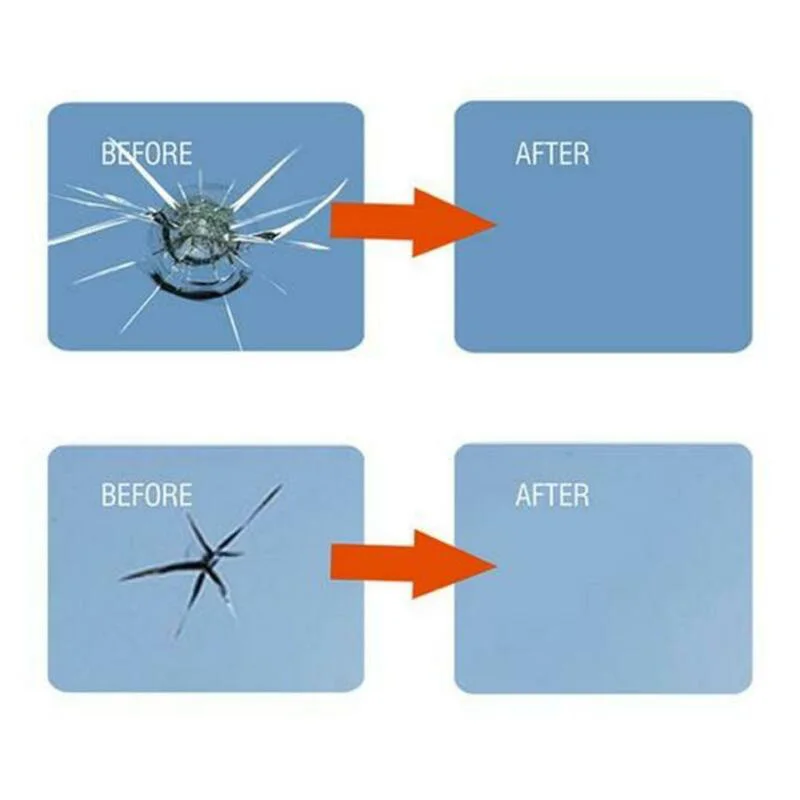 

Car Windscreen Repair Set Fix Glass Resin Polish Windshield Chip Crack DIY Tool