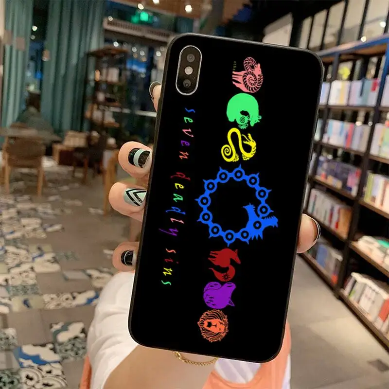 Чехол HPCHCJHM Nanatsu no Taizai Seven Deadly Sin Bling милый чехол для телефона iPhone 11 pro XS MAX 8 7 6 6S Plus X 5S SE