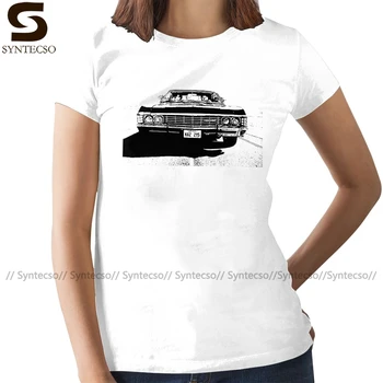 

Supernatural T-Shirt Supernatural Impala T Shirt Short-Sleeve Cotton Women tshirt O Neck Ladies Tee Shirt