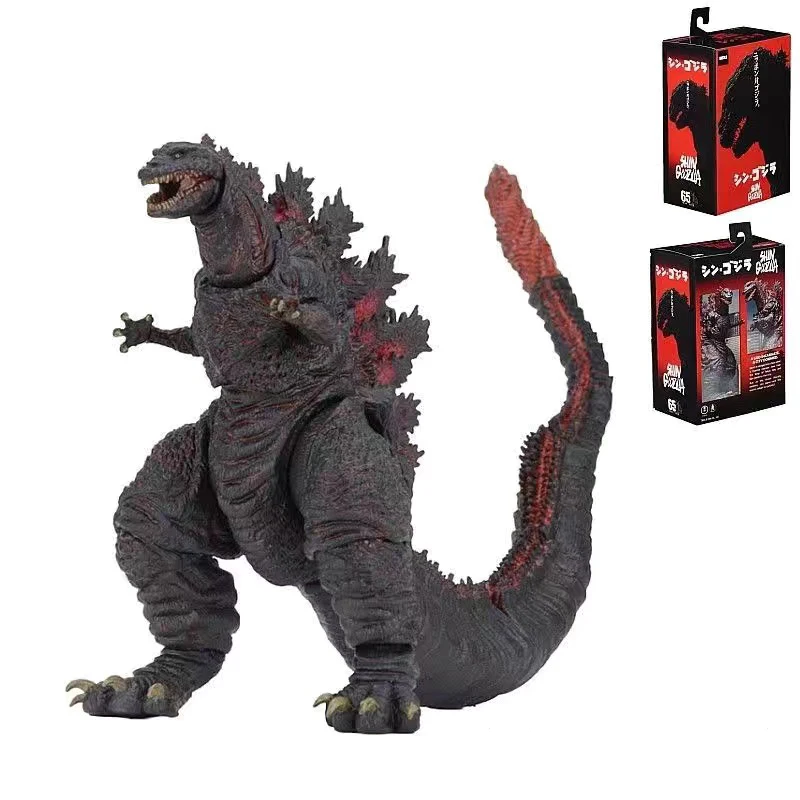 

New 17cm Movie Version Shin Godzilla Action Figure Model Gojira Figma Movable Joints Dinosaur Monster Desktop Collect Toys Gift
