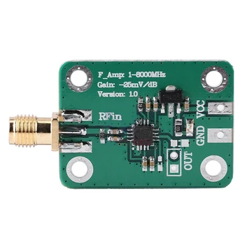 AD8318 LNF 1 -8000MHz RF Wide Band Gain 70DB Amplifier Module RF Logarithmic Detector RSSI Power Meter Module 2 4ghz rf power meter active logarithmic detector high frequency field strength tester