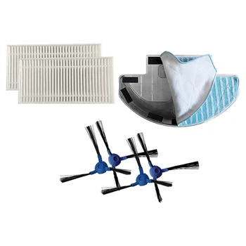 

VEAVON Parts Accessories, Water Tank, Mop, Filter, Brush, for Robots Vacuum Cleaner V2001, V2005