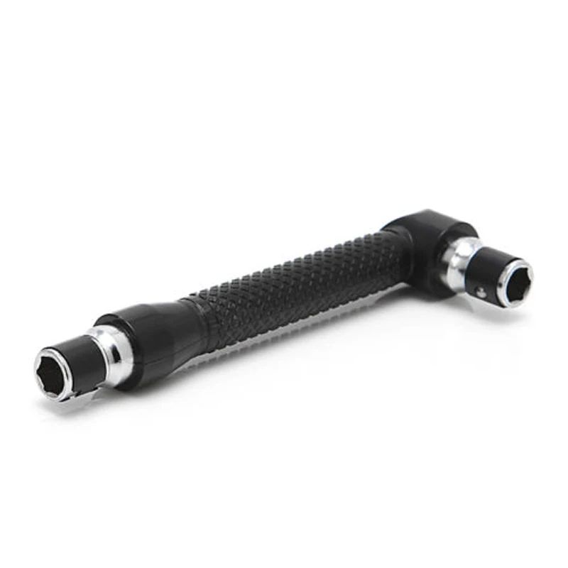 DWZ 10 in 1 Angle Head L-shaped Twin Wrench Driver Torx Flat Socket Screwdriver Bit