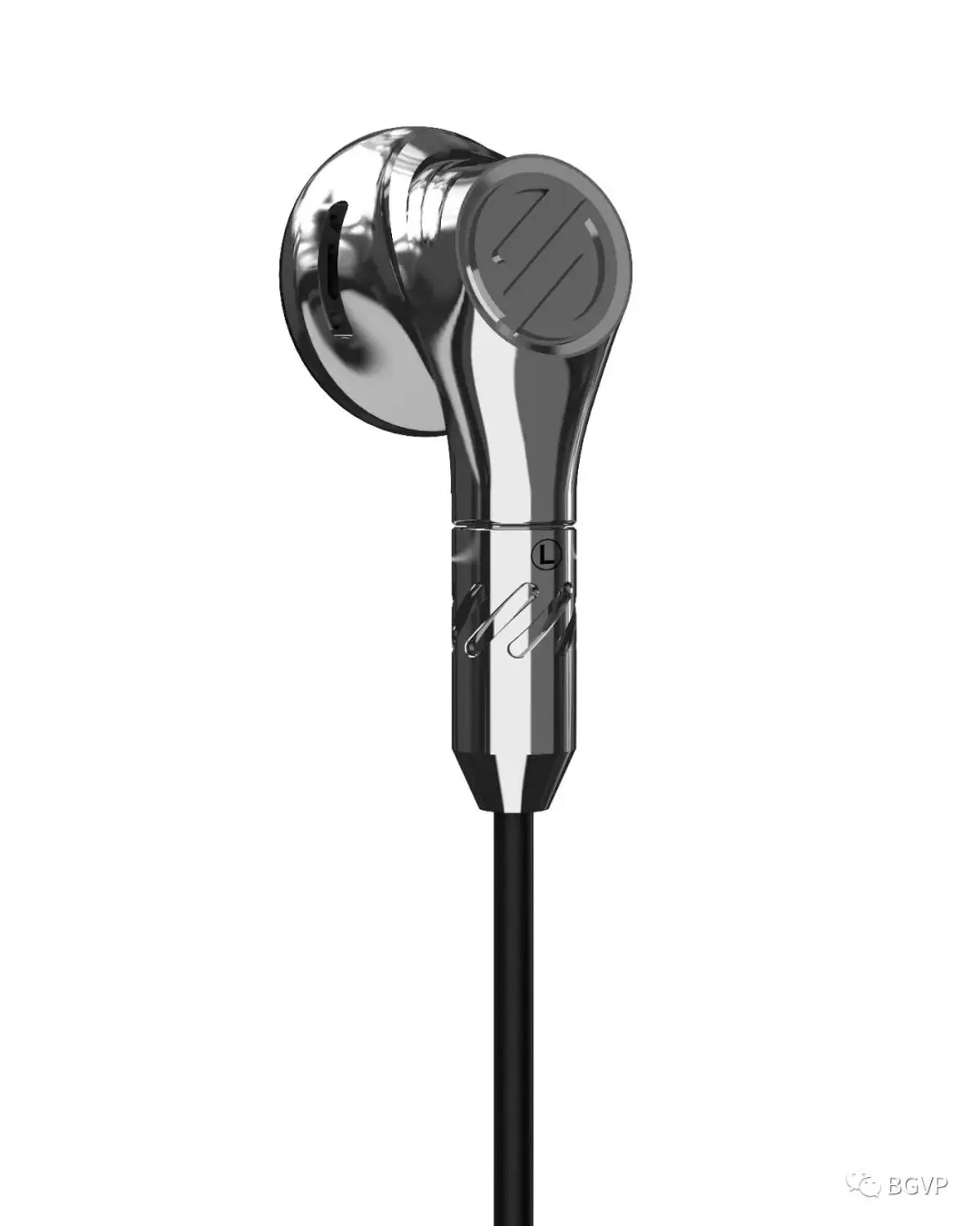 BGVP DX5 cabeza plana enchufe аурикулярный Металл auriculares estereo mus Mmcx auriculares de alta calidad DIY auriculares - Цвет: Silver
