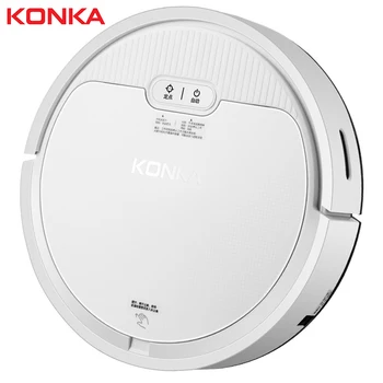 

KONKA Vacuum Cleaner Robot Sweep & Wet Mop Automatic Recharge for Pet hair and Hard Floor Powerful Suction Ultra Thin
