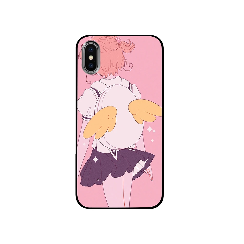 Inuyasha Аниме Черный чехол ТПУ для iPhone 5 5S 6 6s 7 8 Plus X XS XR 11 Pro Max|Чехлы-накладки| |
