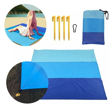 

Waterproof Pocket beach mat Folding Camping Mat Portable Lightweight Mat Outdoor Picnic Mat Sand beach blanket