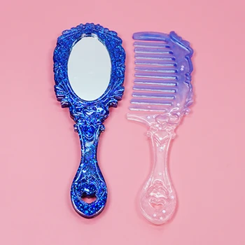 

Silicone Mold Multipurpose Resin Casting Mold for DIY Mirror Hair Comb Epoxy Resin Molds Handmade Silicone Comb Mirror J9