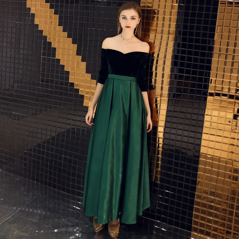 

Dress Off The Shoulder Evening Dress Party Elegant Robe De Soiree Sexy Prom Dresses High CAN Custom Made evening dress 2018