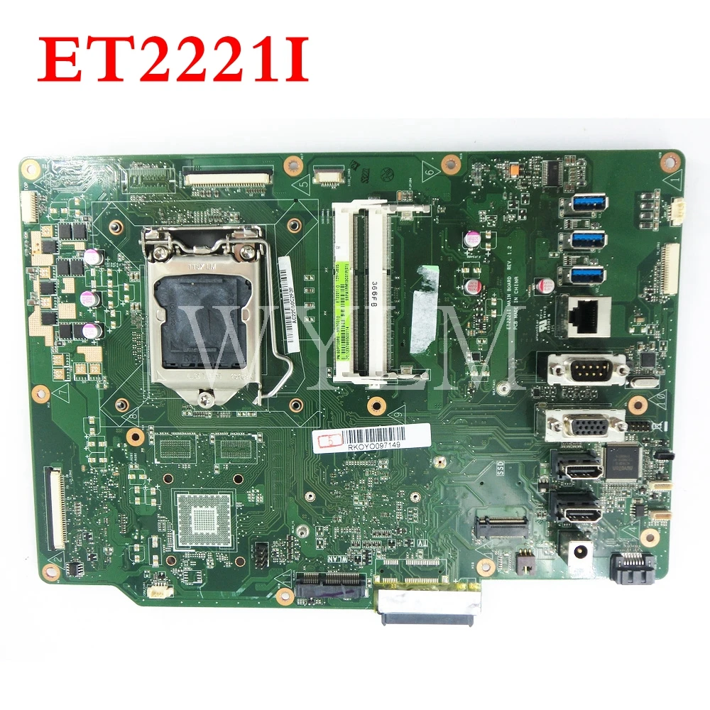 Материнская плата ET2221I REV1.2 материнская Все в одном ASUS 60PT00R0 MB3C01 протестированная