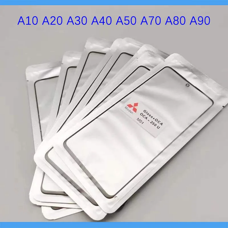 10 шт. топ для Samsung Galaxy A10 A20 A30 A40 A50 A70 A80 A90 сенсорный экран передняя стеклянная