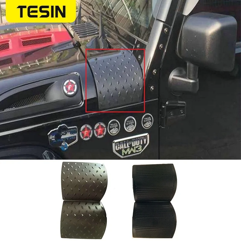 TESIN 2Pcs Car Cowl Body Armor Corner Guard Cowling Cover for Jeep Wrangler  JK 2007-2017 Auto Exterior Accessories AliExpress