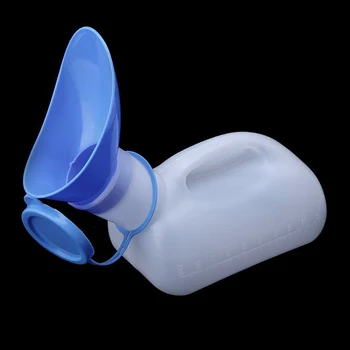 

Portable Mobile Toilet Spill-Proof Chamber Pot 1000ml Car Travel Trips Camping Boats Outdoor Urinal Supllies For Children Adults