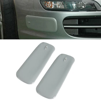 

Gray Bumper Front Pads Rubber Protector Left+Right Corner Cover Guards Replacement Accessories Parts