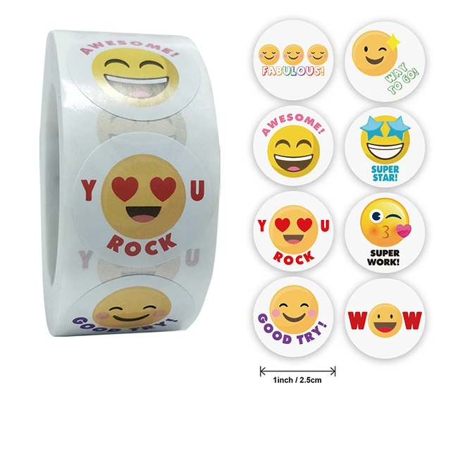 Smiley Face Stickers Children's Stationery Stickers Smiley