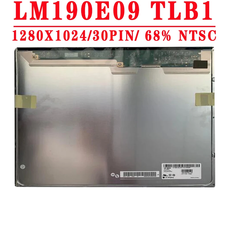 LM190E09 TLB1 LM190E09-TLB1 19 0 дюймов 250 x 68% TN 30 контактов LVDS 1000 cd/м² NTSC 60 Гц Коэффициент