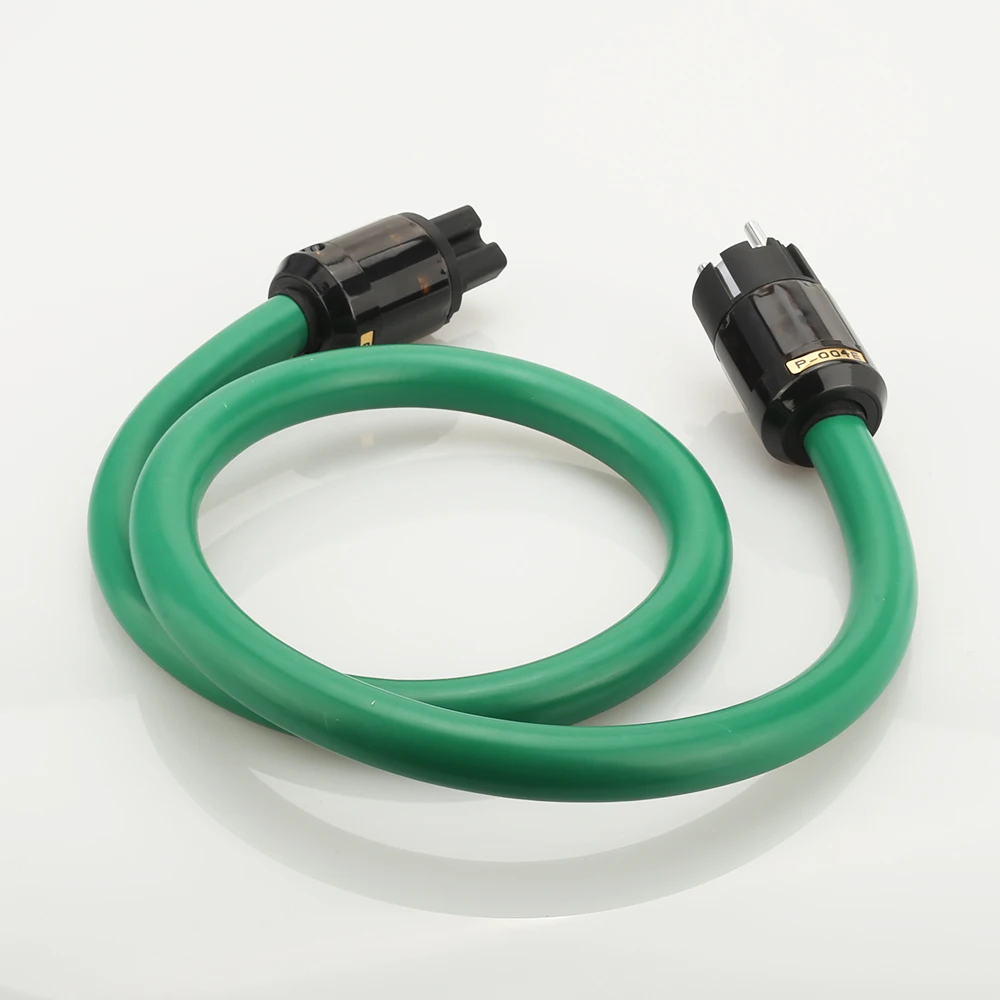 HI-End Copper and Silver Mixing 2328 Power line HiFi Power Cable Power Cord with EU Plug AC Cable line HI-End Copper and Silver Mixing 2328 Power line HiFi Power Cable Power Cord with EU Plug AC Cable line