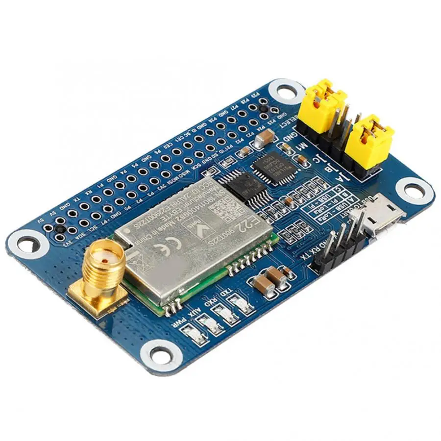 SX1262 915 МГц для LoRa HAT USB в UART чип 4 Светодиодный индикатор Плата расширения для Raspberry Pi