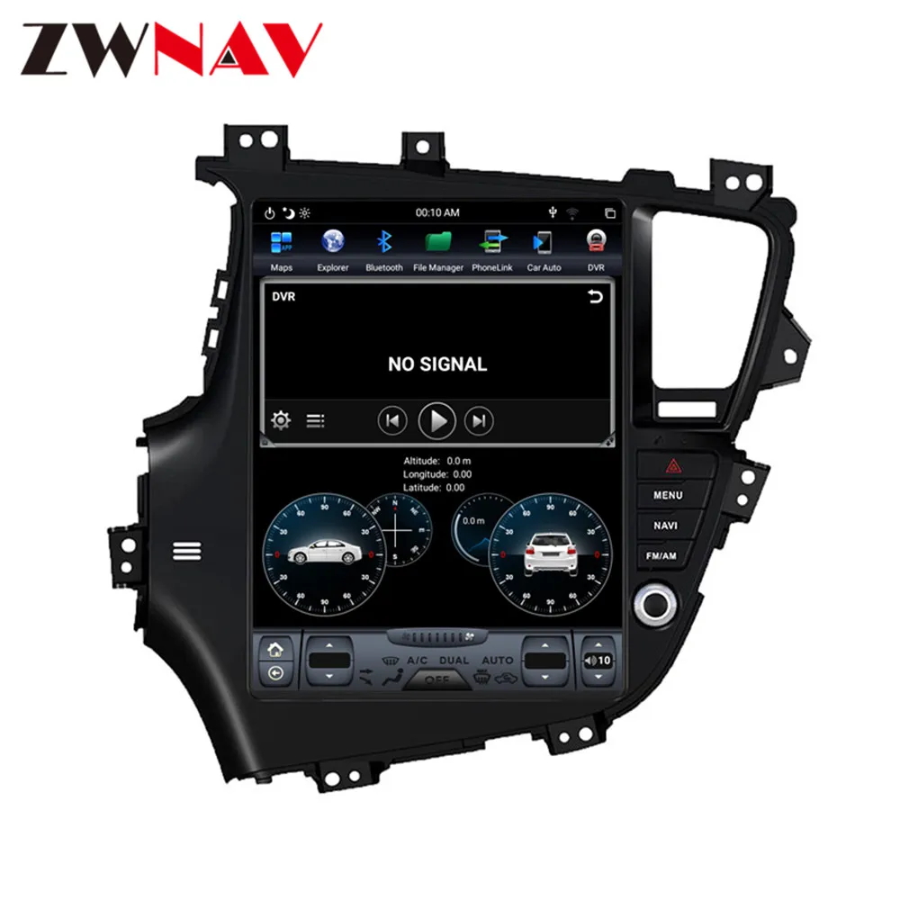 4+128G Tesla Carplay Screen For KIA Optima/KIA K5 2010 2011 2012 2013 Android 9 Multimedia Player GPS Audio Radio Stereo