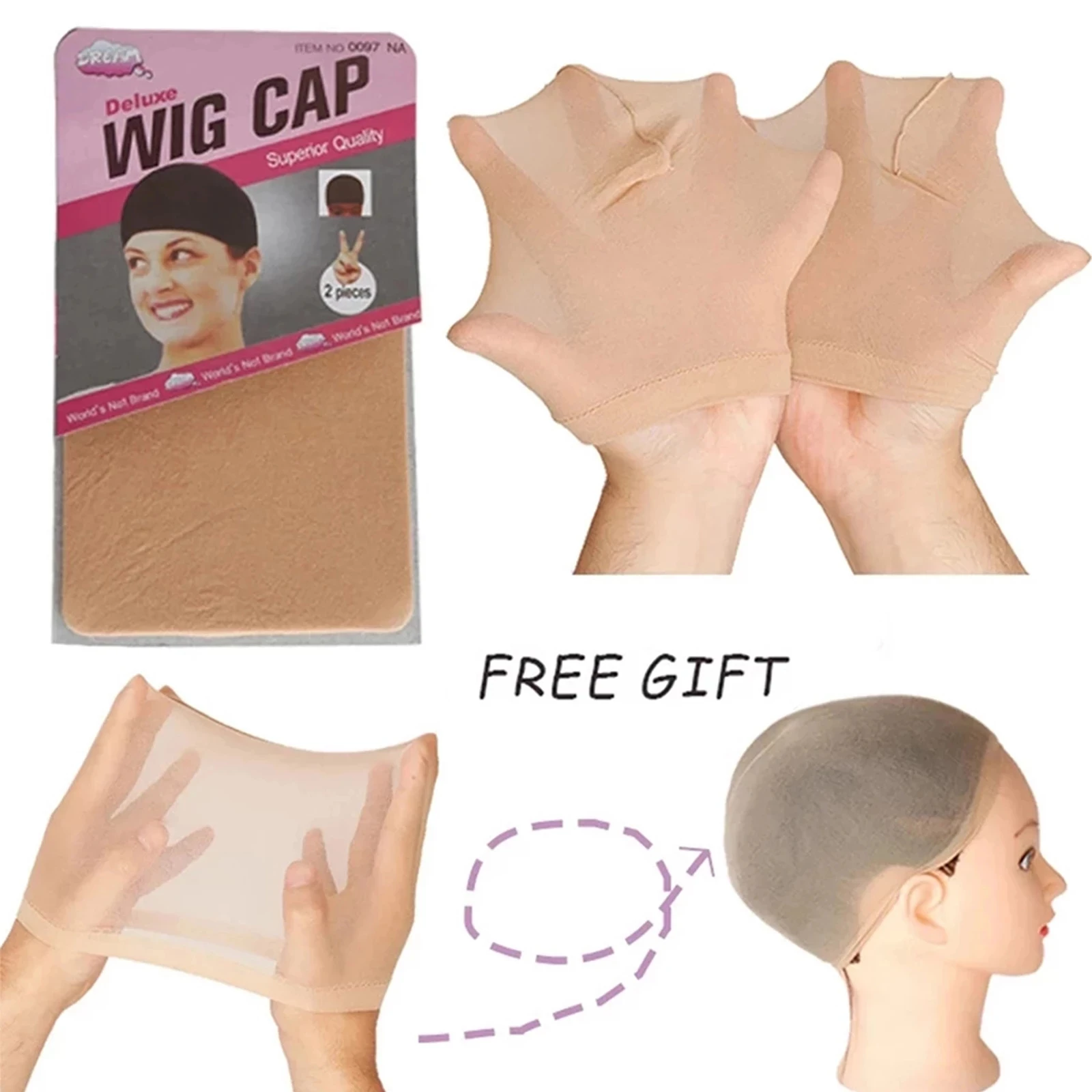 WERD Long Wavy Wine Red Synthetic Wig Women's Heat-Resistant Natural Half Part Cosplay Party Lolita Wig