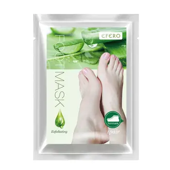 

1 Pair Aloe Vera Exfoliating Foot Mask Socks Pedicure Dead Skin Peeling Crack Heel Calluses Soften Removal Smooth Repair Moistur