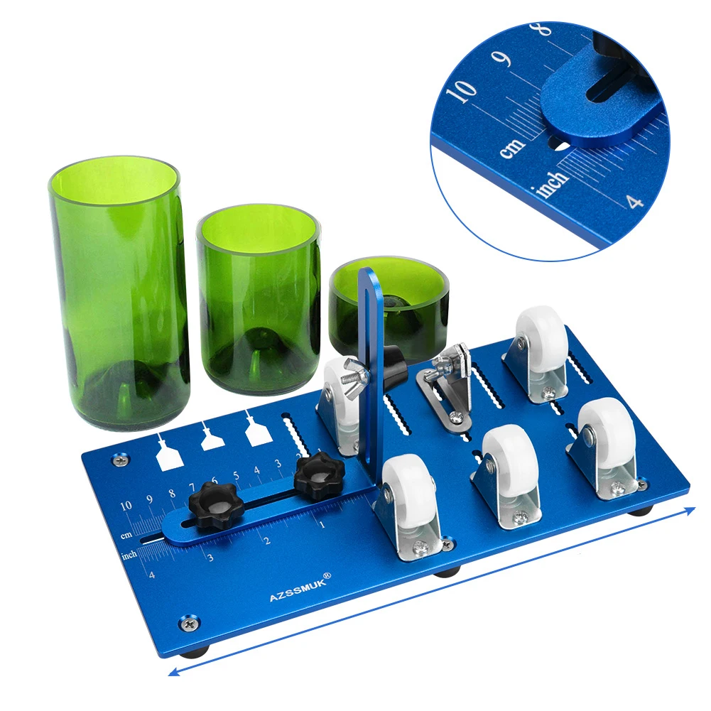 Glass Bottle Cutter Cutting Thickness 2-10mm Aluminum Alloy Better Cutting Control Create Glass Sculptures