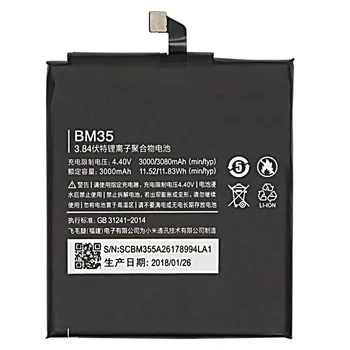 

100% Real 3080mAh BM35 Battery For Xiaomi MI 4C MI4C Phone HIgh quality battery+Tracking number