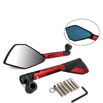 

For Honda CRM250R CRF150R CRF450R CRF250X CRF450X 1 Pair Motorcycle Rearview Mirror moto CNC Side Mirrors Motorbike Accessories