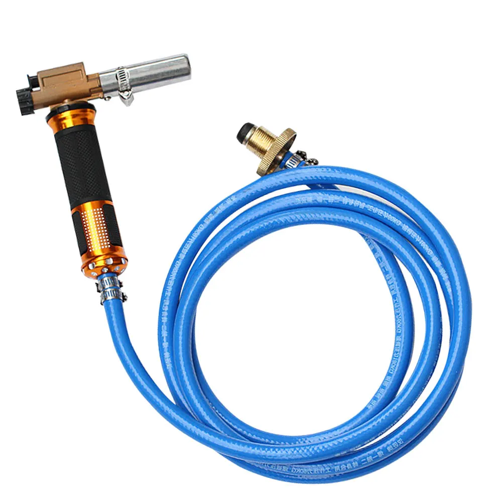 Electronic Ignition Liquefied Gas Welding Torch Kit With 2.5M Hose For Soldering Cooking Brazing