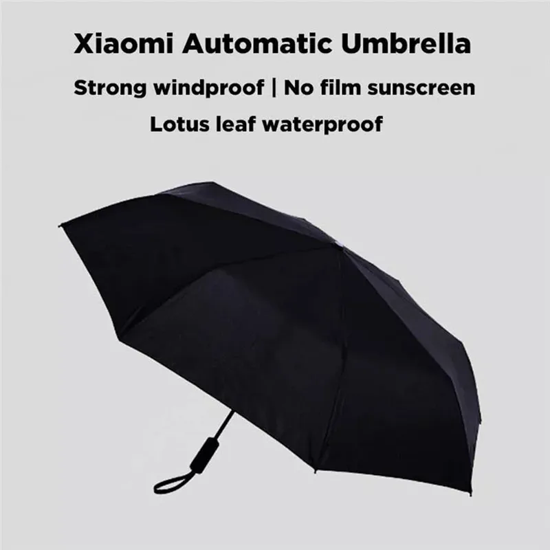 Xiaomi Mijia WD1 автоматический зонт от дождя Карманный Солнечный дождливый летний алюминиевый ветрозащитный водонепроницаемый УФ зонт от солнца женщина