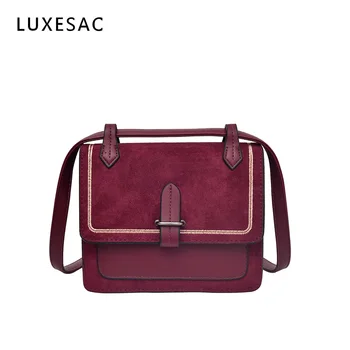 

Mini Small Square Bag Suede Retro Crossbody Bags for Women Black Torebka Damska Pu Leather Women Clutch Bag Messenger Sac Main