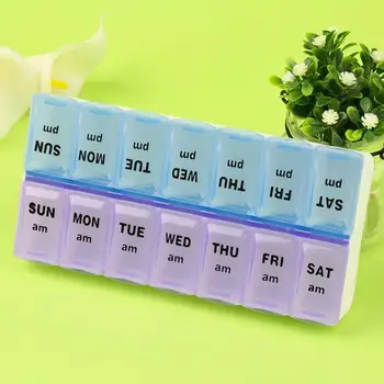 

7 Days Weekly Tablet Pill Medicine Box Holder Medicine Container Organizer Storage Case For Diet Box Box Pills X7X0