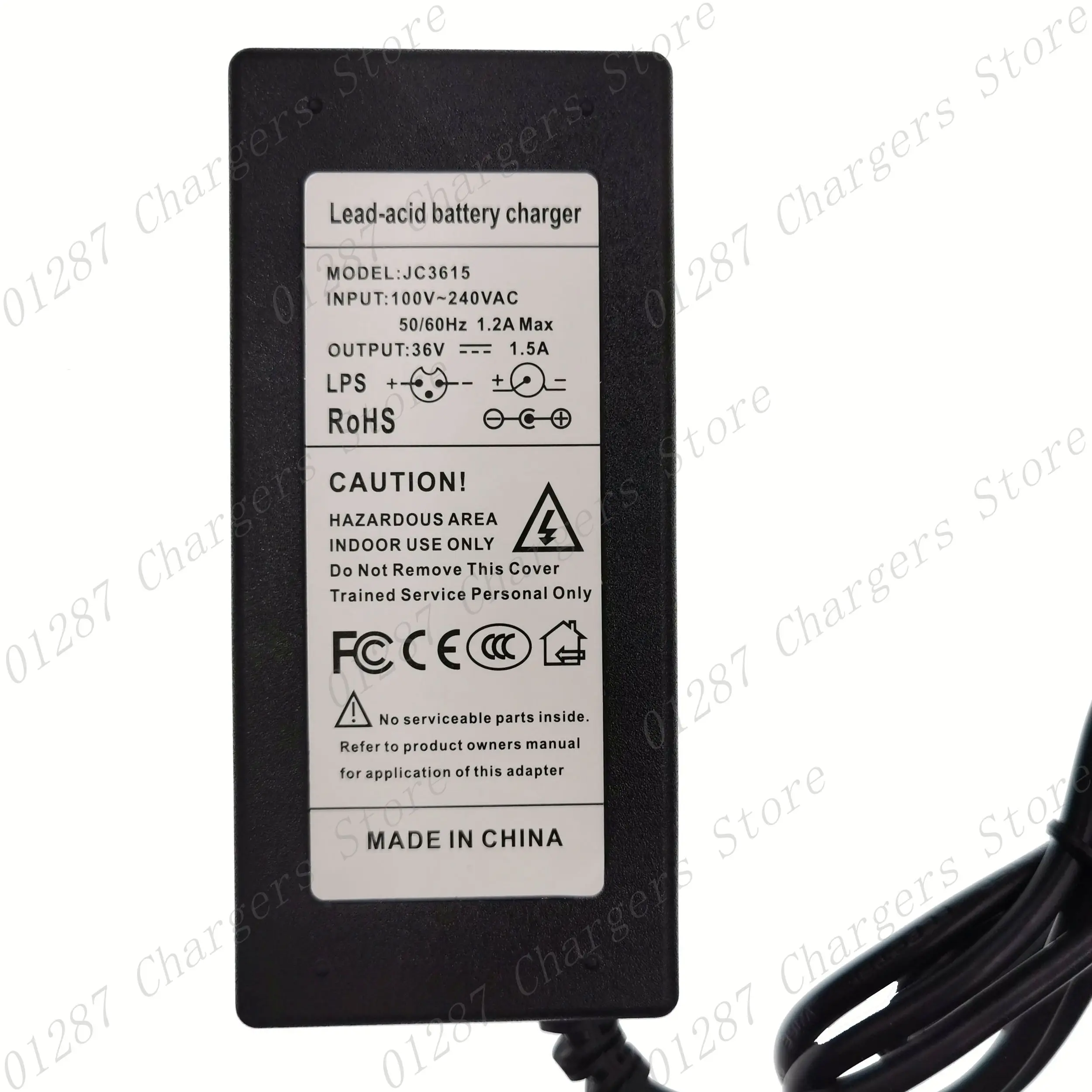 36V 1.5A 3핀 XLR 납산 배터리전자 자전거 충전기 전기 스쿠터 전자 자전거 휠체어 충전기