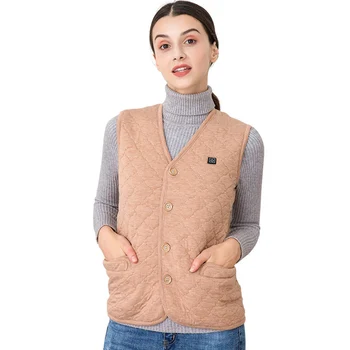 

Unisex Waistcoat Washable Heating Vest Travel Electric Fishing Golf USB Charging Skiing Motorcycle Heated Clothing Adjustable