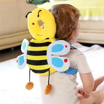 1-3T Toddler Baby Head Protector Safety Pad Cushion Back Prevent Soft PP Children Protective Cushion Angel Bee Cartoon Security 2