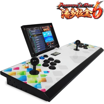 

New Bartop Arcade Maschine 2 Players 10 inches LCD Table Top Video Game box console Joystick with Pandora box multi games board
