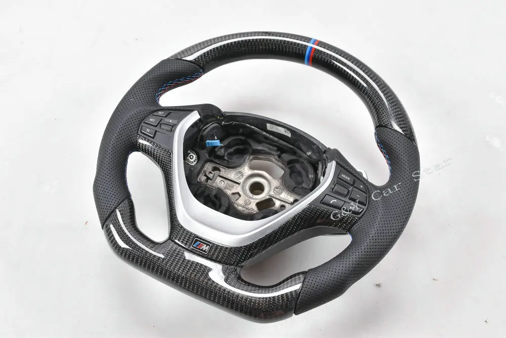 100% Настоящее углеродное волокно Автомобильное рулевое колесо для BMW F30|Рулевые