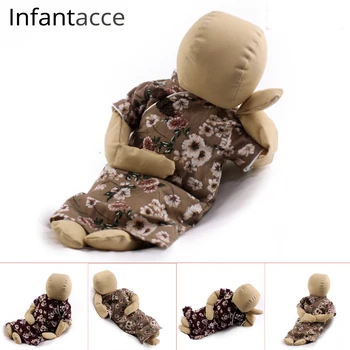 

Newborn Photo Posing Clothing Skirt Baby Photography Props Outfit Infant Romper Clothes Chinese Style Qipao Dress For Girl