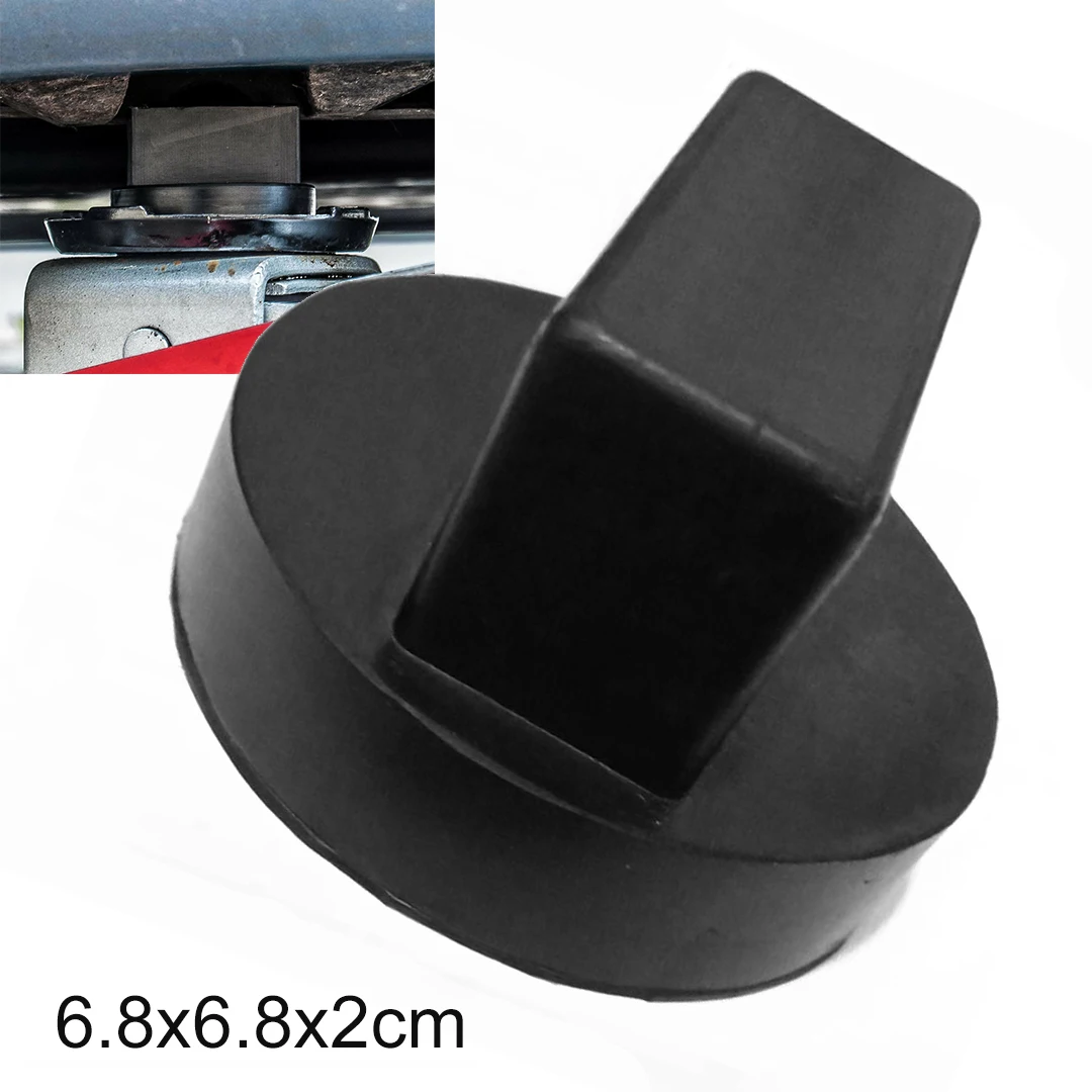 

1pc Floor Slotted Car Rubber Jack Pad Frame Protector Adapter Jacking Disk Pad Tool For Mercedes Pinch Weld Side Lifting Disk